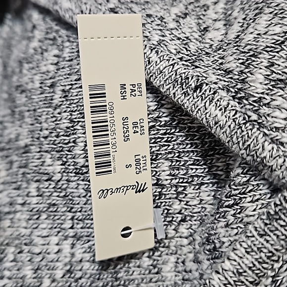 NWT Madewell Wrap Gray Sweater - Picture 7 of 7